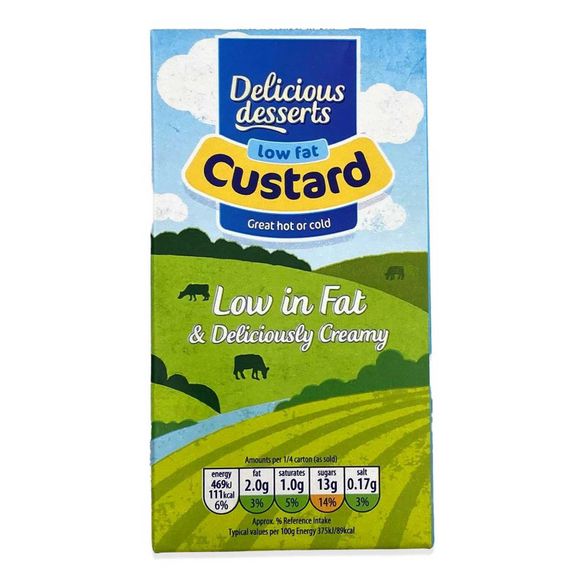 Light Custard 500g Dessert Menu